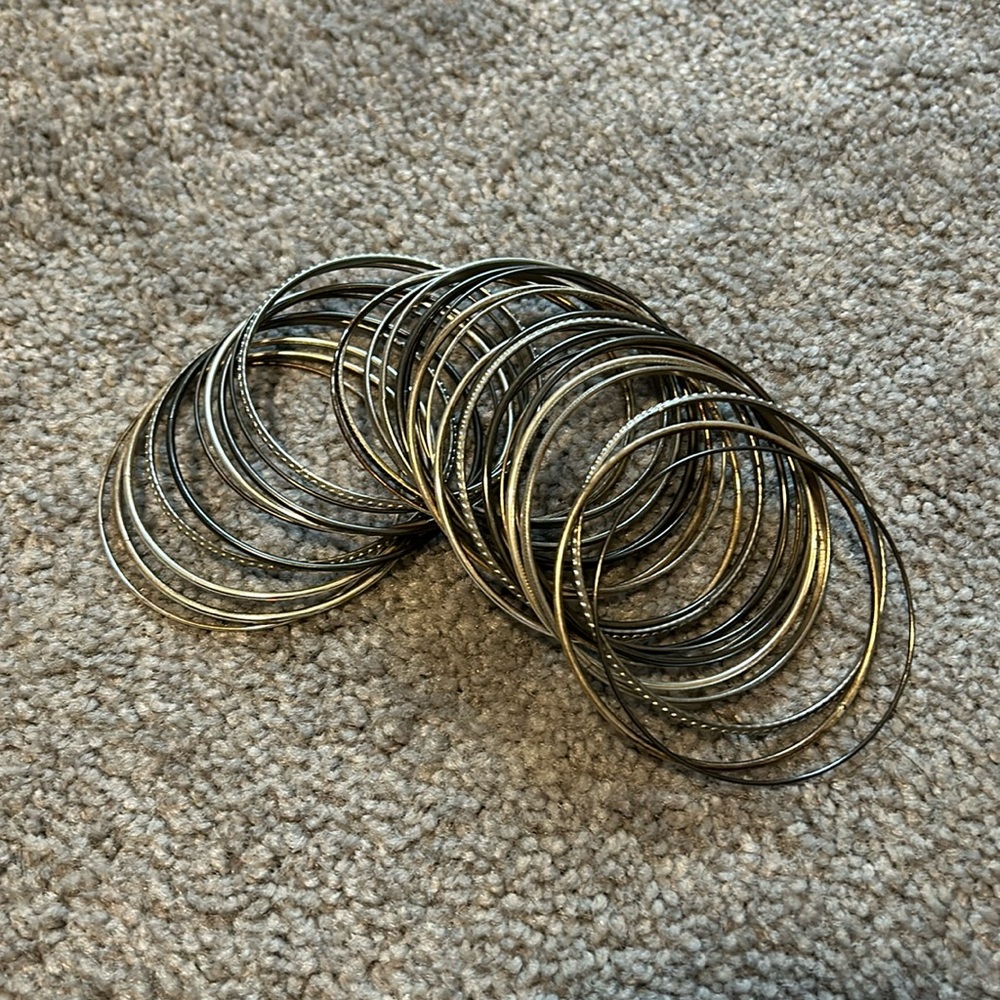 Forever 21 Silver Bangles